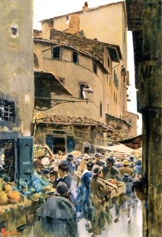 Marcato Vecchio a Firenze, Via Calimala