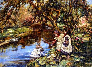 Feeding the Swans