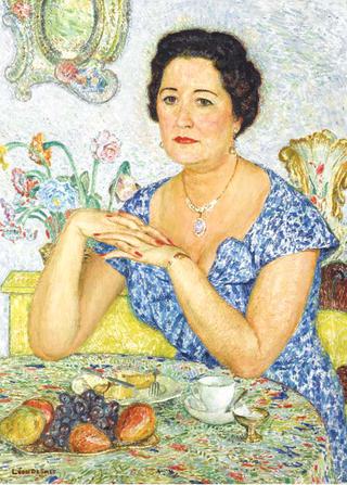 Woman Seated in an Interior