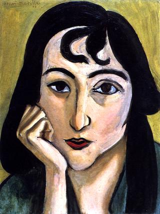 Head of Lorette with Two Locks of Hair