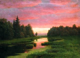 Sunset on the River