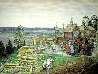 The Building of the Moscow Kremlin
