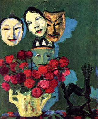 Masks and Dahlias