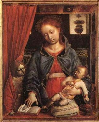 Madonna and Child with an Angel
