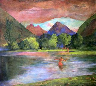 After-Glow, Tautira River, Tahiti