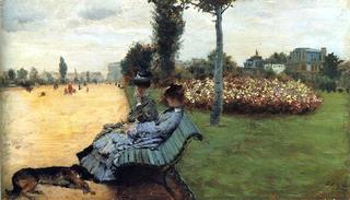 On a Bench in the Champs Elysees