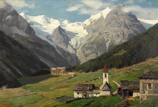 Alpine Scene in the Ortler Range