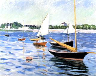 Sailing Boats on the Seine at Argenteuil