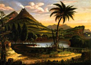Landscape with Mount Vesuvius