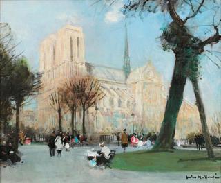 Square at Notre Dame, Paris