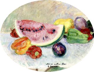 Still Life with Melon