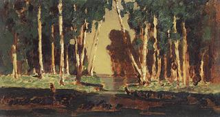 The Birch Grove (study)
