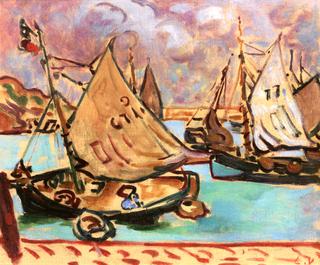 Boats in Port en Bessin