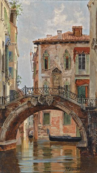 A Bridge over a Venetian Canal