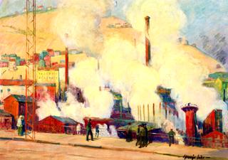 Industrial Scene, Pottsville, Pennsylvania