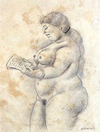 Nude Woman Reading