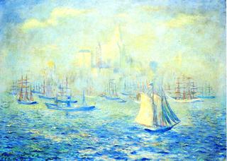 Entering New York Harbor