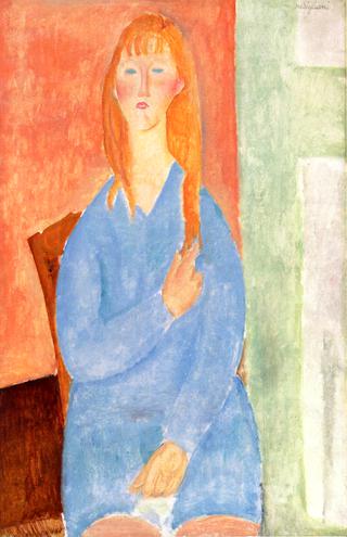 Seated Girl, Untied Hair