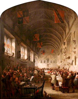 The Court Dinner at Cotehele