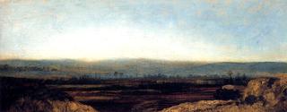 Panoramic Landscape on the Outskirts of Paris