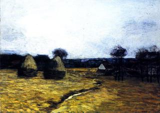 Autumn Haystacks