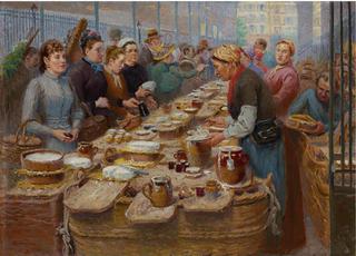 Cream and Cheese Merchants of Les Halles