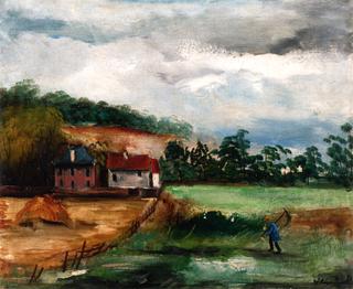 Landscape with Worker