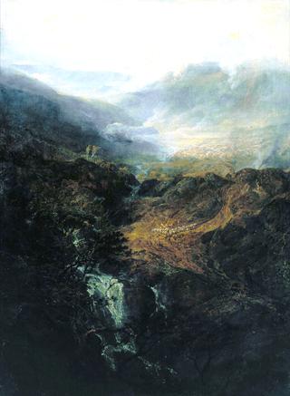 Morning amongst the Coniston Fells, Cumberland