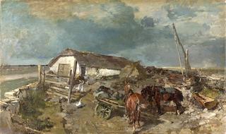 Estonian Farmhouse with a Well