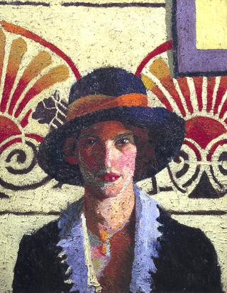 Girl with Palmettes