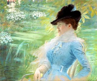 Lady in the Garden