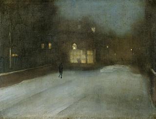 Nocturne in Grey and Gold: Chelsea Snow