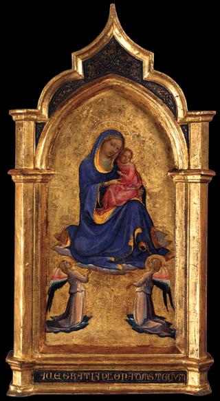 Madonna and Child with Two Angels