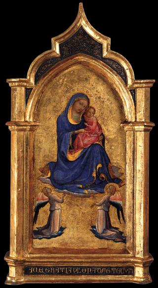 Madonna and Child with Two Angels