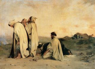 Arabes en prière (Arabs Praying)