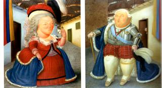Louis XVI and Marie Antoinette Visiting Medellin, Colombia