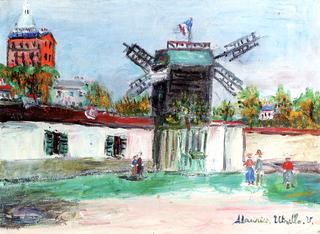 The Moulin de la Galette in Montmartre