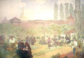 The Slav Epic cycle No.15: The Printing of the Bible of Kralice in Ivančice