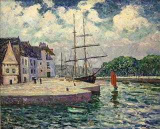 The Port of Saint Goustan at Auray