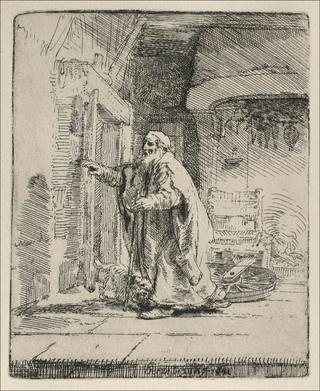 Tobit Blind, with the Dog
