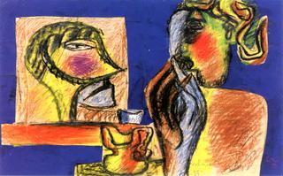 Composition with Warroir's Head