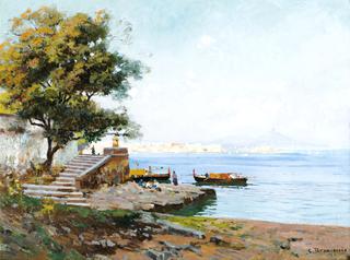 View of the Bay of Naples