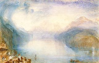 Lake Lucerne: The Bay of Uri from above Brunnen