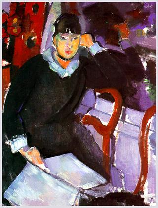 seated woman