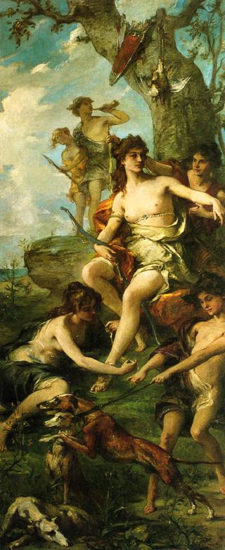 Artemis among the Wood Nymphs