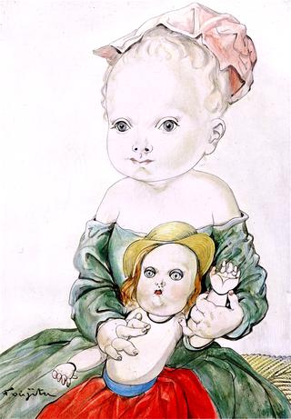 Little Girl with Doll