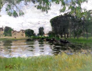 Boats on a Pond