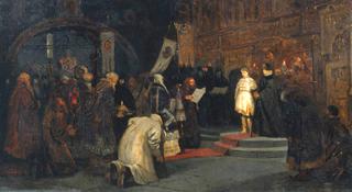Mikhail Romanov Elected Czar