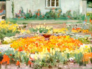 Garden at Lane End, Itchen Stoke