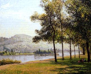 The Cours-la-Reine at Rouen, Morning, Sunlight